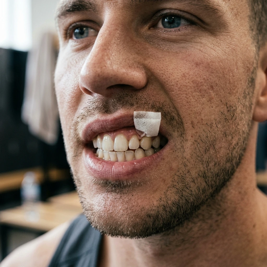 Pre-workout pouches: a nicotine-free caffeine pouch tucked under the upper lip for buccal absorption