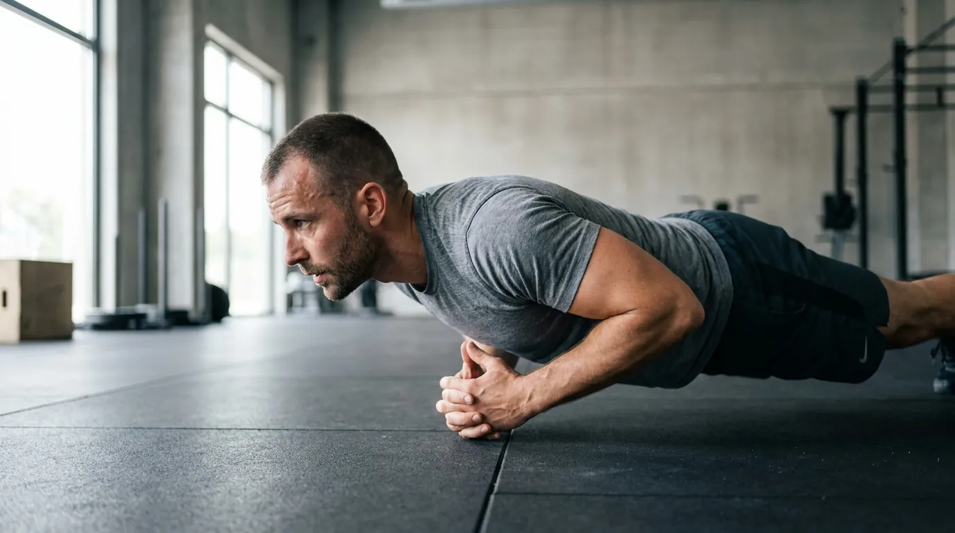 Man performing a heavy barbell back squat, illustrating the hypertrophy rep range for muscle growth
